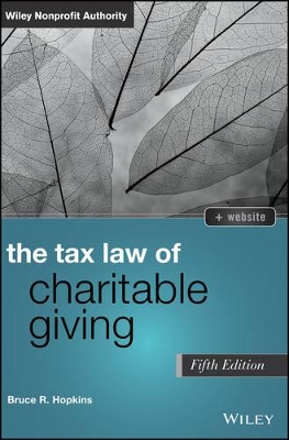 The Tax Law of Charitable Giving by Bruce R. Hopkins