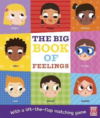 The Big Book of Feelings: A board book with a lift-the-flap matching game book