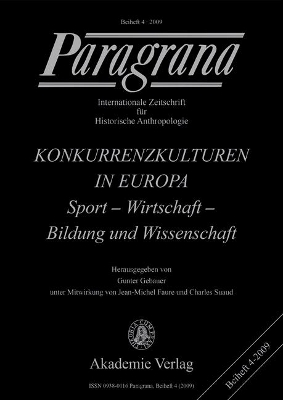 Konkurrenzkulturen in Europa book