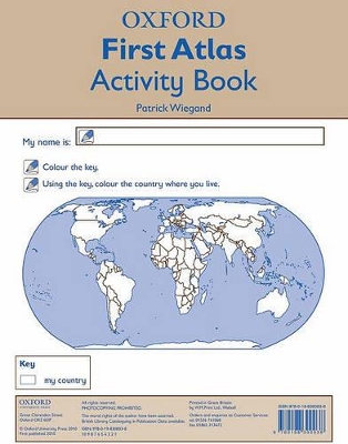 Oxford First Atlas Activity Book by Dr Patrick Wiegand