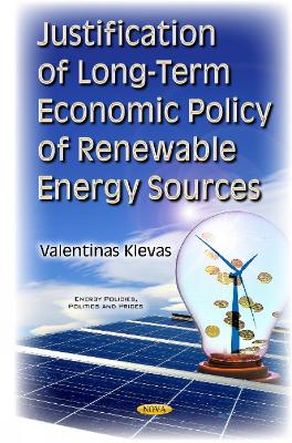 Justification of Long-Term Economic Policy of Renewable Energy Sources book