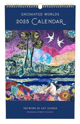 2025 Enchanted Worlds Poster Wall Calendar book