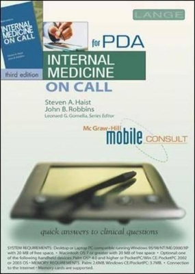 Internal Medicine On Call for the PDA by Steven A. Haist