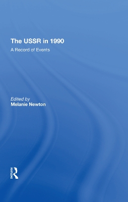 The Ussr In 1990: A Record Of Events book