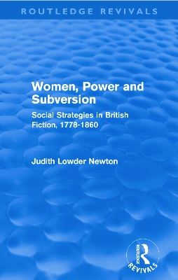 Women, Power and Subversion by Judith Lowder Newton