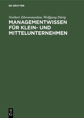 Managementwissen für Klein- und Mittelunternehmen book