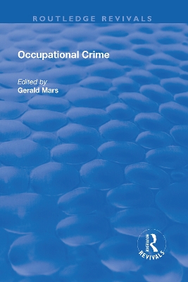 Occupational Crime book