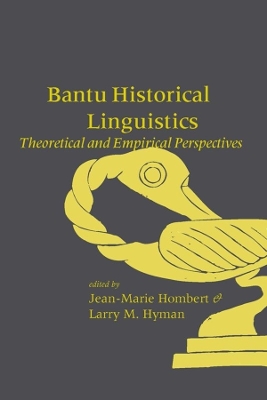 Bantu Historical Linguistics book