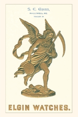 Vintage Journal Father Time in Bas Relief book