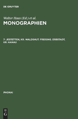 Jestetten, Kr. Waldshut; Freising; Erbstadt, Kr. Hanau book