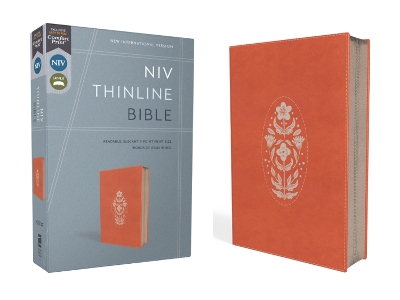 NIV, Thinline Bible, Leathersoft, Coral, Zippered, Red Letter, Comfort Print book