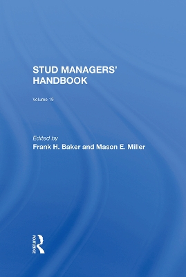 Stud Managers' Handbook, Vol. 19 book