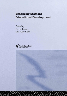 Enhancing Staff and Educational Development book