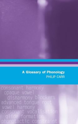 Glossary of Phonology book