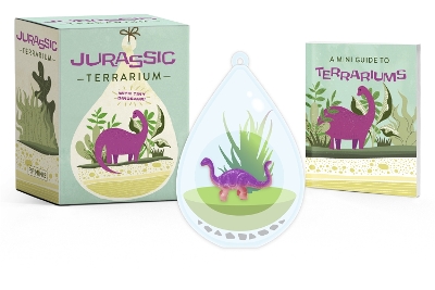 Jurassic Terrarium: With tiny dinosaur! book