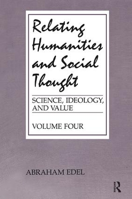 Relating Humanities and Social Thought by Abraham Edel