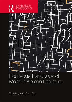 Routledge Handbook of Modern Korean Literature book