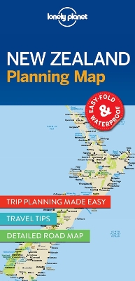 Lonely Planet New Zealand Planning Map book