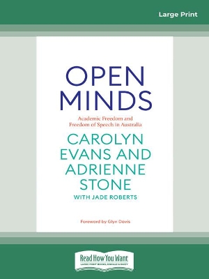 Open Minds: Academic freedom and freedom of speech in Australia book