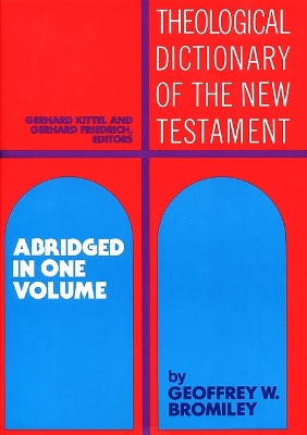 Theological Dictionary of the New Testament book