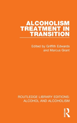 Alcoholism Treatment in Transition book