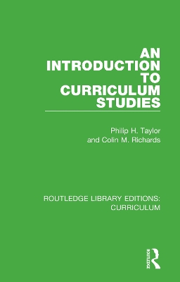 An Introduction to Curriculum Studies book