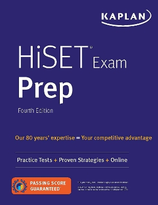 HiSET Exam Prep: Practice Tests + Proven Strategies + Online book