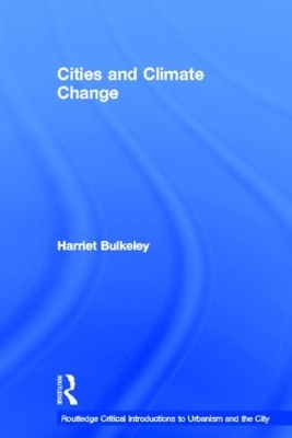 Cities and Climate Change book