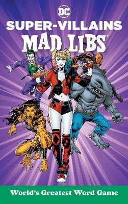 DC Super-Villains Mad Libs book