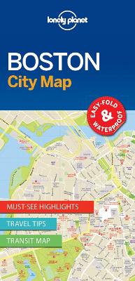 Lonely Planet Boston City Map book