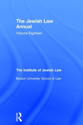 Jewish Law Annual book