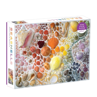 Rainbow Seashells 2000 Piece Puzzle book