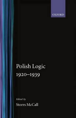 Polish Logic 1920-1939 book