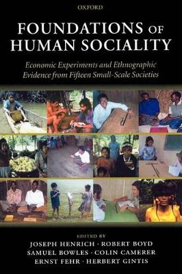 Foundations of Human Sociality book