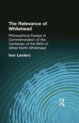 Relevance of Whitehead book
