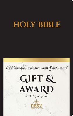 NRSV Updated Edition Gift & Award Bible with Apocrypha (Imitation Leather, Black) book