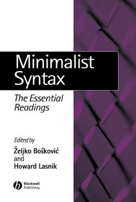 Minimalist Syntax book