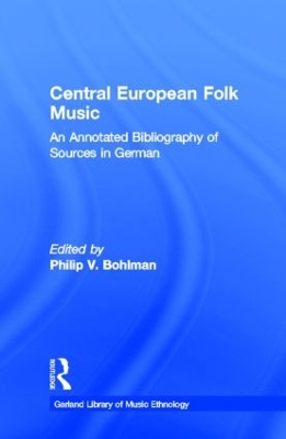 Central European Folk Music book