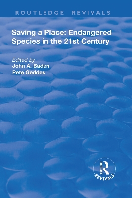 Saving a Place: Endangered Species in the 21st Century book