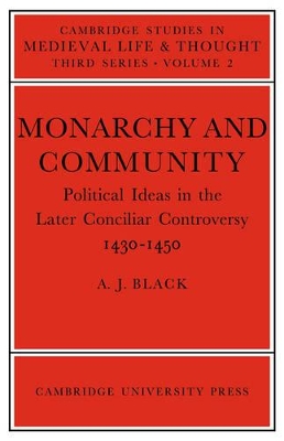 Monarchy and Community book