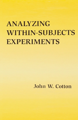 Analyzing Within-Subjects Experiments book