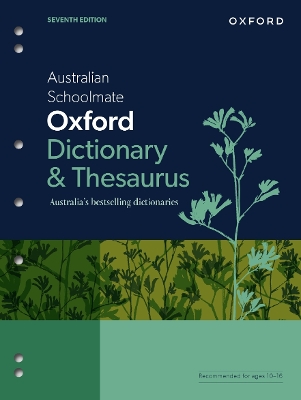Australian Schoolmate Oxford Dictionary & Thesaurus book