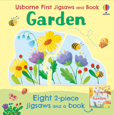 Usborne First Jigsaws And Book: Garden book