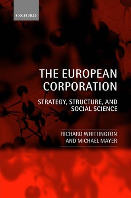 The European Corporation by Richard Whittington