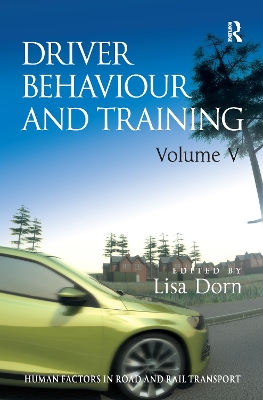 Driver Behaviour and Training: Volume V book