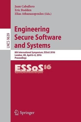 Engineering Secure Software and Systems book