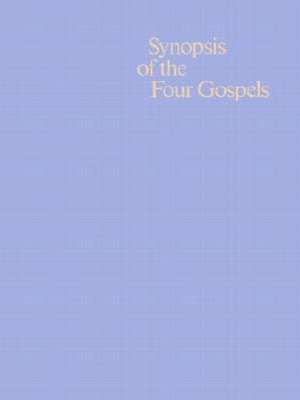 Synopsis of the Four Gospels book