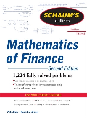 Schaum's Outline of Mathematics of Finance, Second Edition by Robert Brown