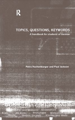 Topics, Questions, Keywords by Petra Hachenburger