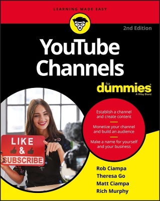 YouTube Channels For Dummies by Rob Ciampa